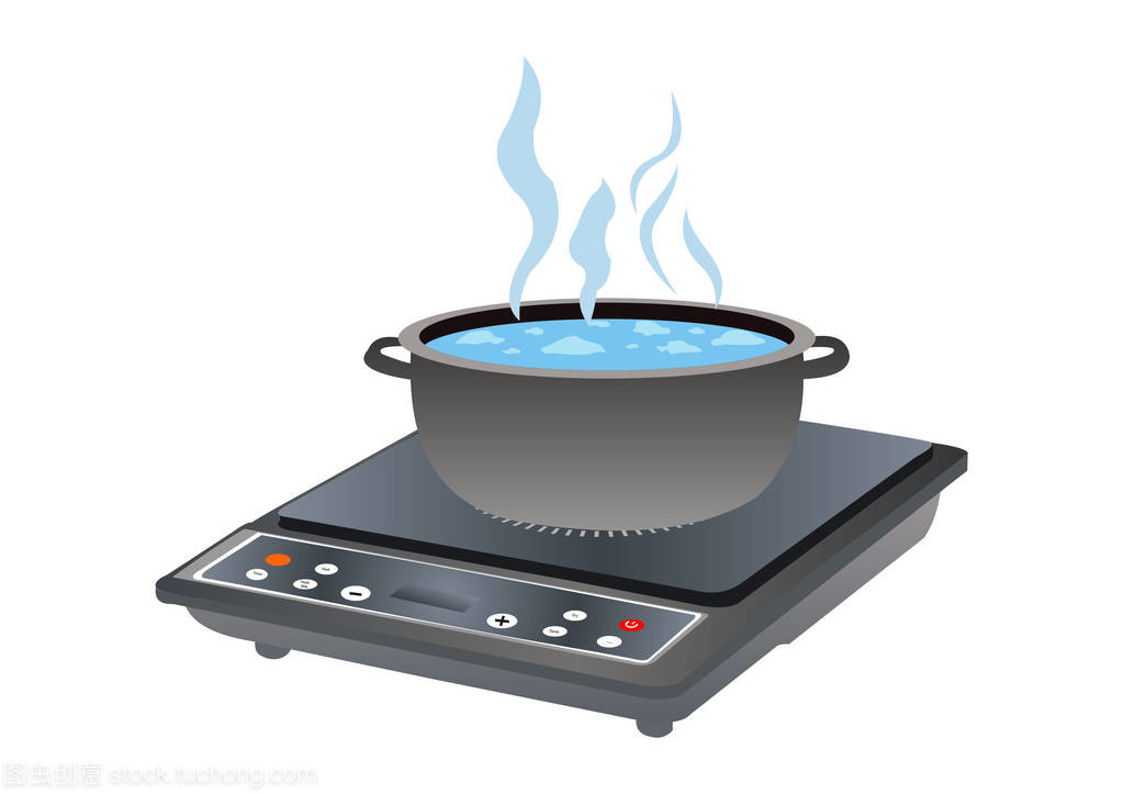 用爐子上沸水鍋